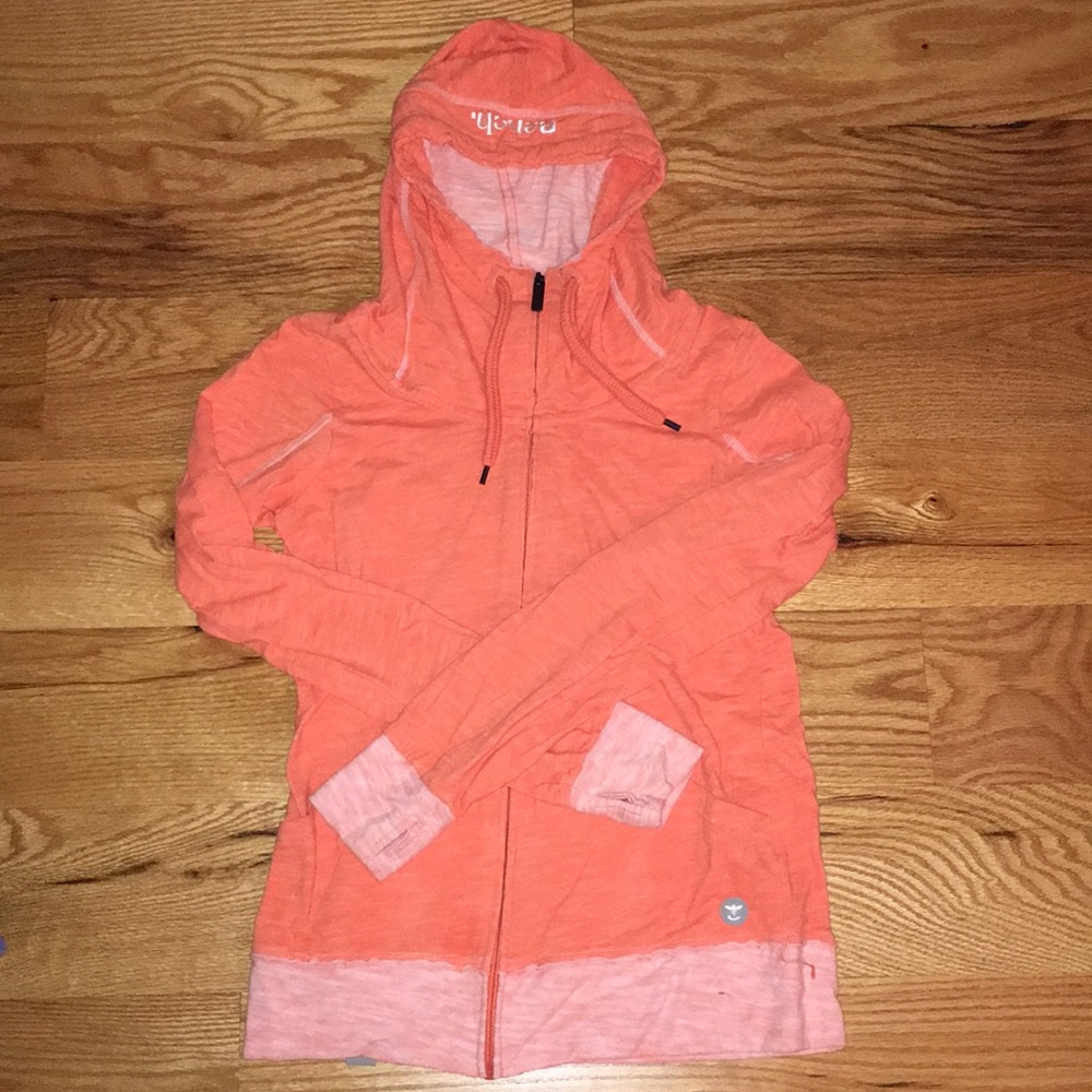Bench Jagger Zip Thru Hoodie Orange